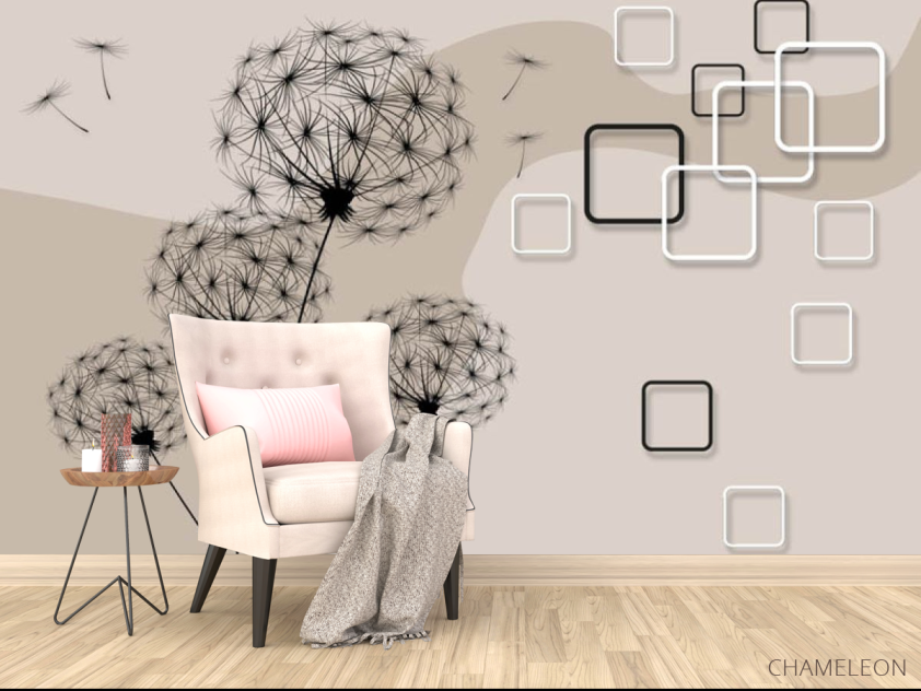 Фотообои Векторные одуванчики - 4