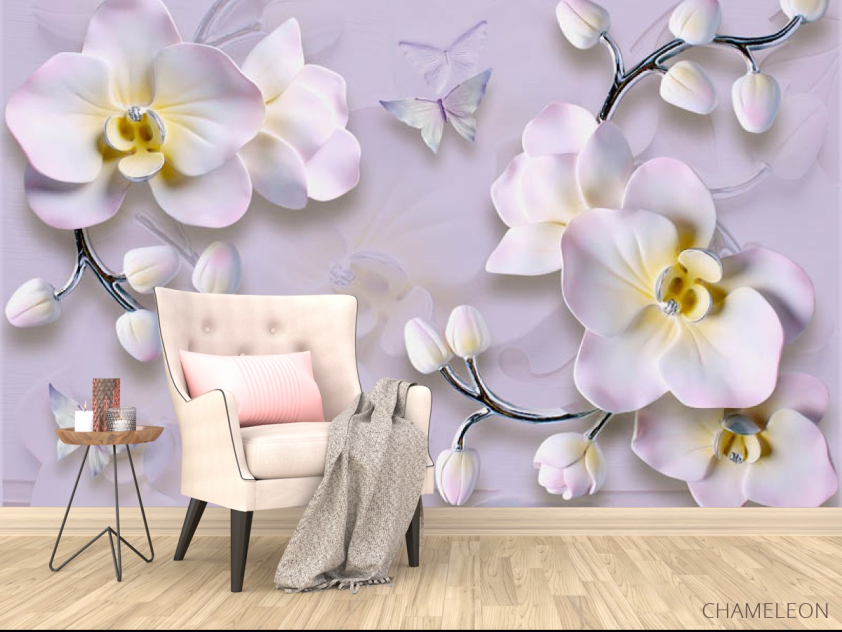 Фотообои 3д цветы - 4