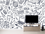 Фотообои Школьный паттерн - 2