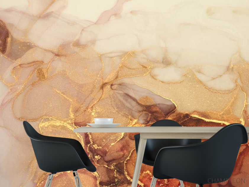 Фотошпалери Золотий флюїд - 1