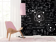 Фотошпалери Формули на чорному тлі - 4