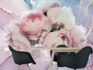 Фотошпалери Півонії з флюїдом - 1