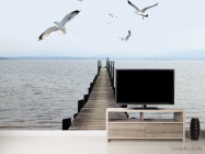 Фотообои Пирс с чайками - 2