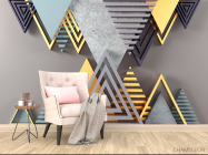 Фотообои острые треугольники - 4