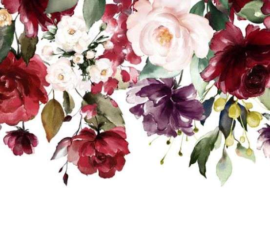 Фотообои Акварельные цветы Фотообои Акварельные цветы 30757