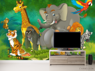 Фотообои Животные в джунглях - 2