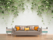 Фотообои Листья с потолка - 1