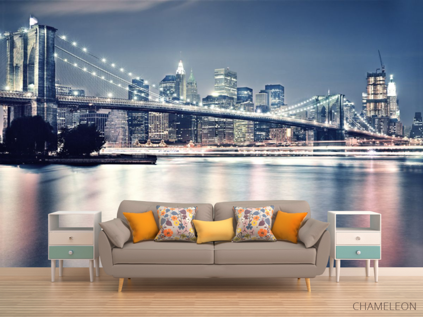 Бруклинский мост в огнях - 1