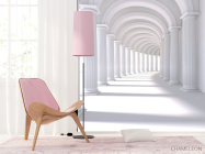 Фотошпалери колони розширюють простір - 4