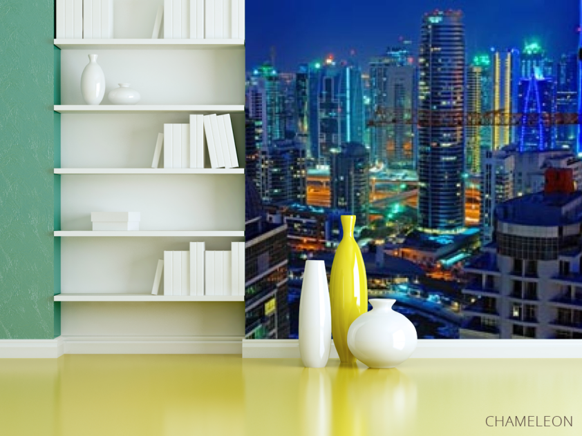 Фотошпалери будівництво в мегаполісі - 3