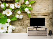 Фотообои Ландыши на лавке - 2