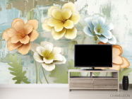 Фотообои 3д цветы объемные - 2