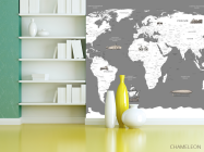 Шпалери в дитячу Карта - 3