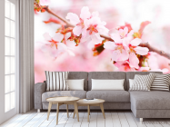 Фотообои Цветущая розовая вишня - 3