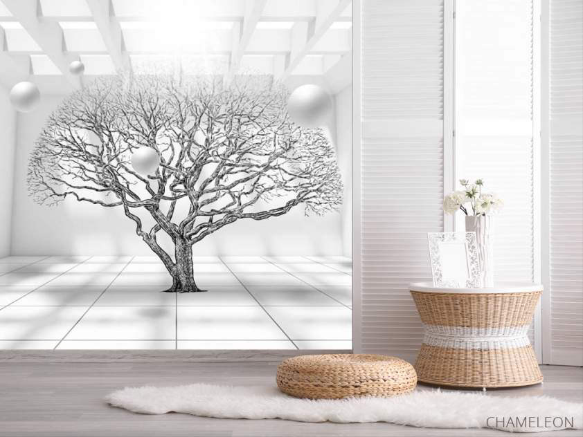Фотошпалери Дерево в кімнаті - 2