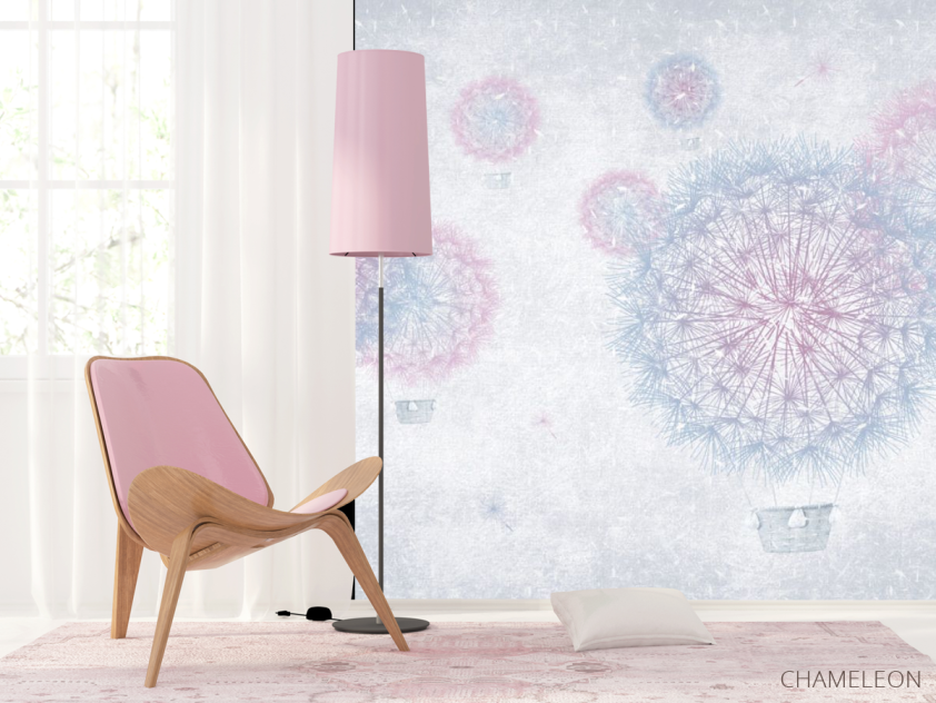 Фотошпалери Кульбаби фіолетові - 4