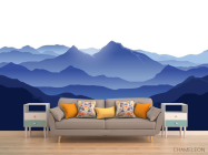 Фотообои синие горы - 1