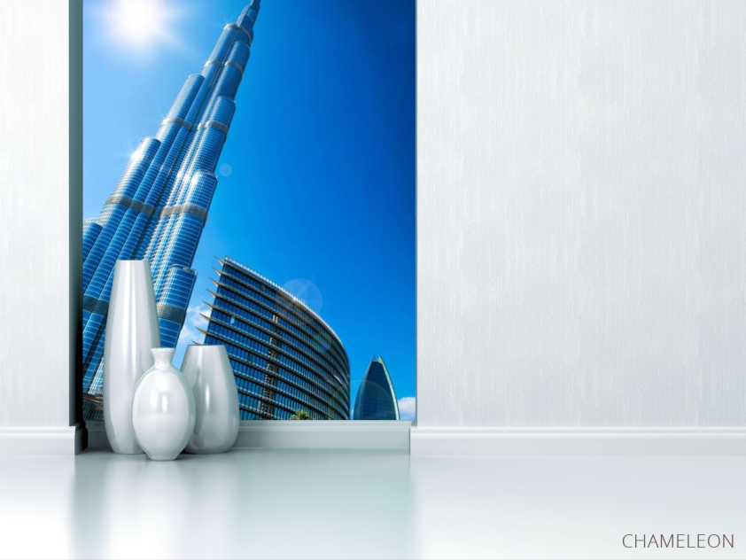 Фотообои высотки в городе - 1