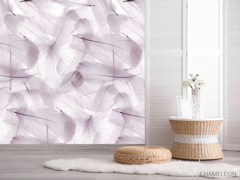 Фотошпалери Фіолетові пір'я - 2