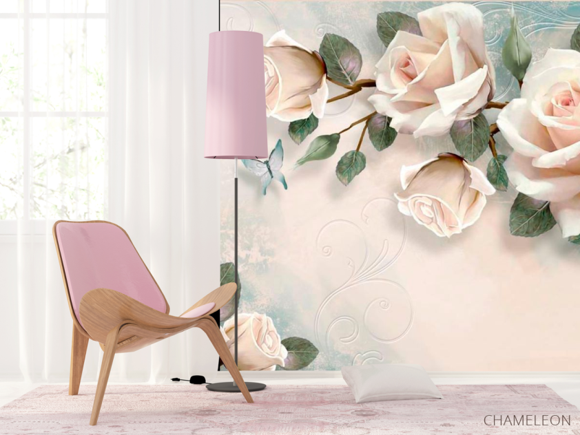 Фотошпалери Ніжні троянди - 4