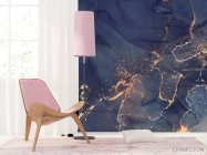 Фотошпалери флюїд з золотом - 4