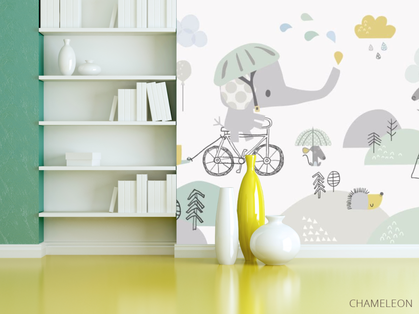 Фотошпалери милий слоник - 3