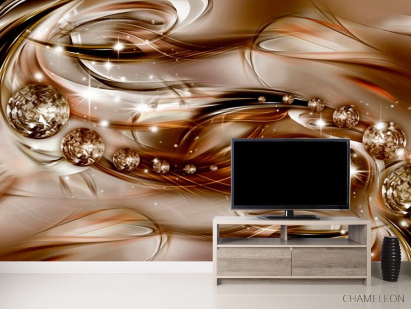 Фотообои Коричневая абстракция - 2