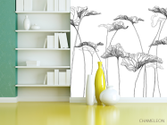 Фотошпалери квіти лінії - 3