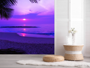 Фотошпалери Фіолетовий захід сонця над морем - 2