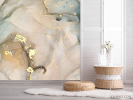 Фотошпалери Коричневий fluid art - 2