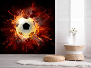 Фотошпалери М'яч у вогні - 2