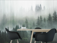 Фотошпалери Туманний ліс 3д - 1