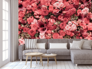 Фотообои Цветочная стена - 3