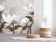 Фотошпалери квіти 3D - 2