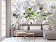 Фотообои белая сирень - 3