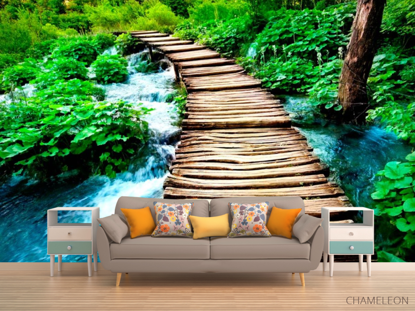 Фотообои Вода и мост - 1