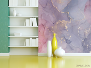 Фотошпалери Рожевий Fluid art - 3