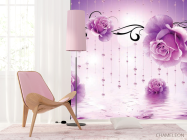 Фотошпалери Фіолетові квіти 3d - 4