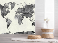 Фотошпалери Акварельна карта - 2