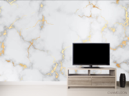 Фотообои Мрамор с золотыми прожилками - 2