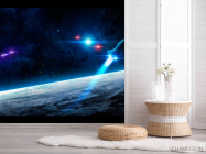 Фотошпалери Фотошпалери Шатл і астероїди - 2