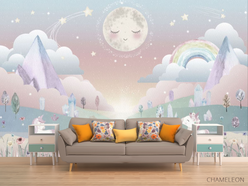 Фотообои Единорожцы для девочки - 1