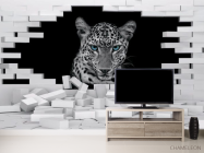 3д фотообои Леопард - 2