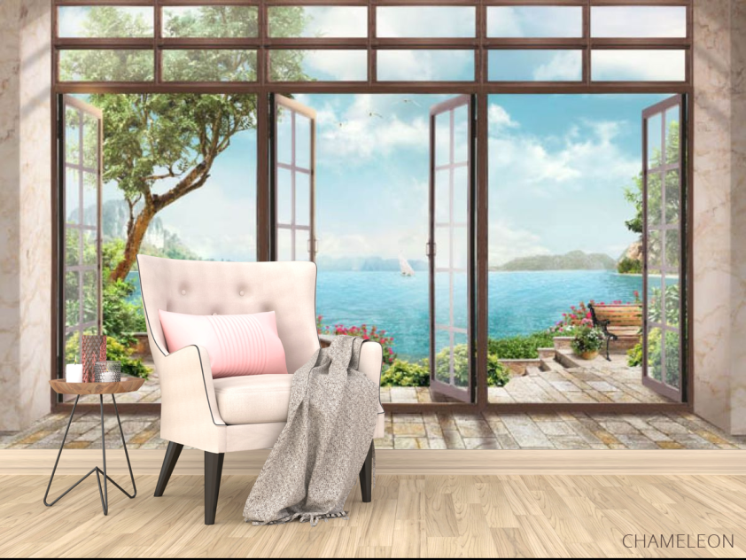 Фотообои Вид из окна на море - 4