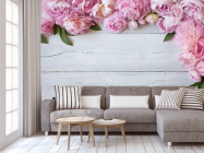 Фотообои Пионы под потолком - 3