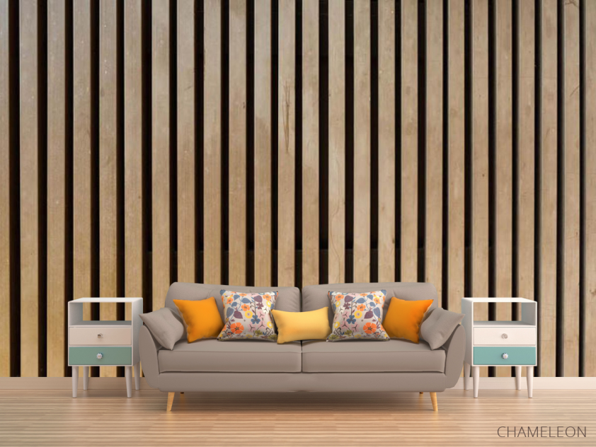 Фотообои Панели деревянные 3д - 1