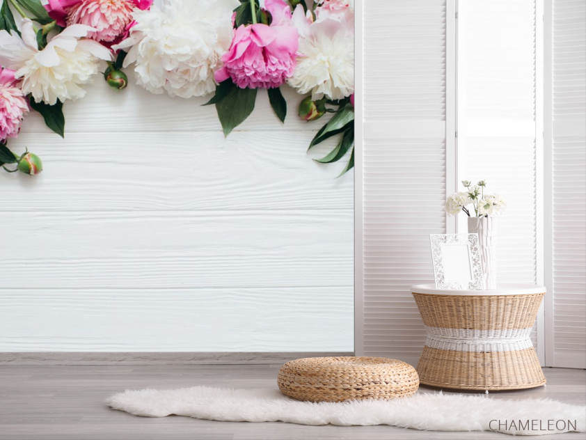 Фотошпалери Півонії зі стелі - 2