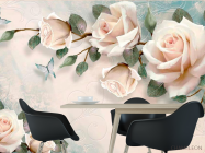Фотошпалери Ніжні троянди - 1