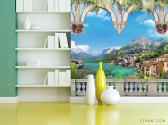 Фотошпалери Вид на пейзажні гори - 3