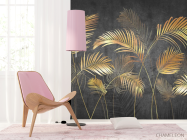 Фотошпалери золоте листя - 4